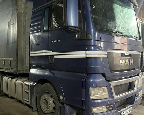 Синий МАН 18.440, объемом двигателя 10.5 л и пробегом 100 тыс. км за 14500 $, фото 1 на Automoto.ua