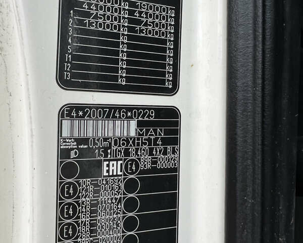 Білий МАН 18.463, об'ємом двигуна 12.5 л та пробігом 637 тис. км за 31399 $, фото 16 на Automoto.ua