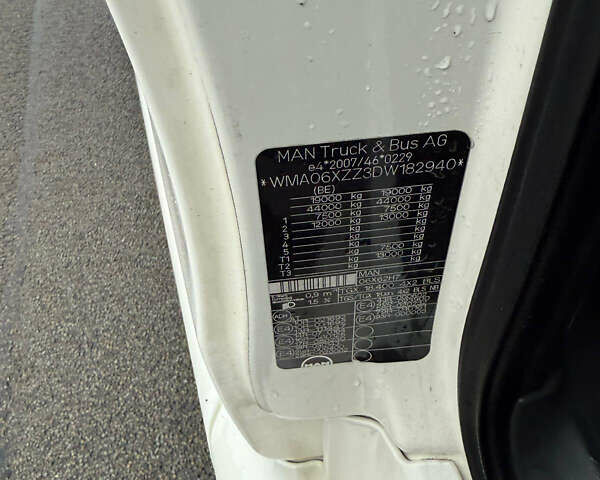 Белый МАН 18.480, объемом двигателя 0 л и пробегом 754 тыс. км за 19999 $, фото 12 на Automoto.ua