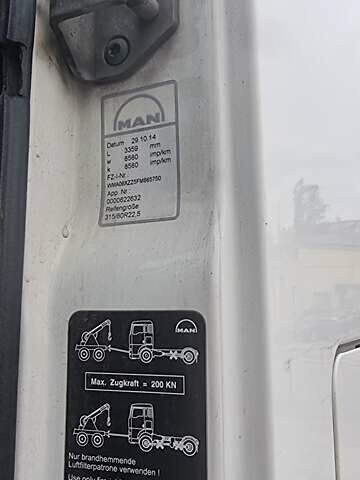 Білий МАН 18.480, об'ємом двигуна 12.4 л та пробігом 1 тис. км за 16500 $, фото 7 на Automoto.ua