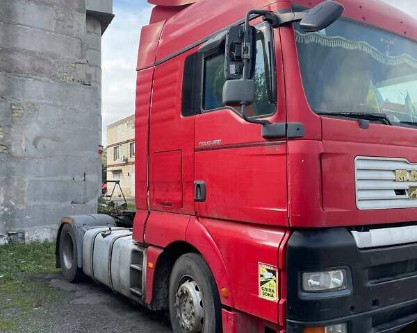 Красный МАН 18.480, объемом двигателя 12.8 л и пробегом 1000 тыс. км за 8000 $, фото 1 на Automoto.ua