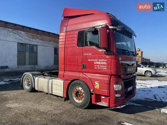 Красный МАН 18.480, объемом двигателя 12.42 л и пробегом 650 тыс. км за 25000 $, фото 1 на Automoto.ua