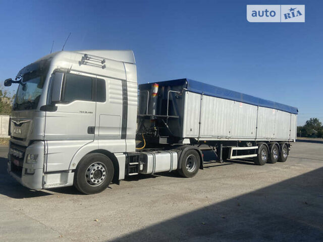Серый МАН 18.480, объемом двигателя 12.4 л и пробегом 800 тыс. км за 35000 $, фото 3 на Automoto.ua