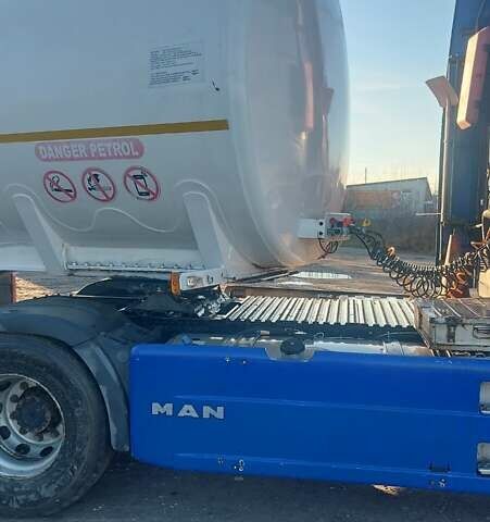 Синий МАН 18.480, объемом двигателя 12.4 л и пробегом 820 тыс. км за 50000 $, фото 4 на Automoto.ua