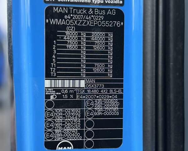 МАН 18.480 2014 в Виннице на Automoto.ua Синий МАН 18.480, объемом двигателя 12.42 л и пробегом 845 тыс. км за 20500 $, фото 13 на Automoto.ua