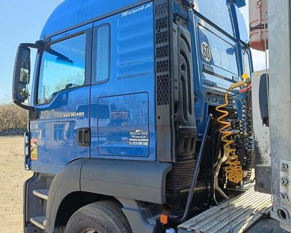 Синий МАН 18.480, объемом двигателя 12 л и пробегом 650 тыс. км за 15000 $, фото 3 на Automoto.ua