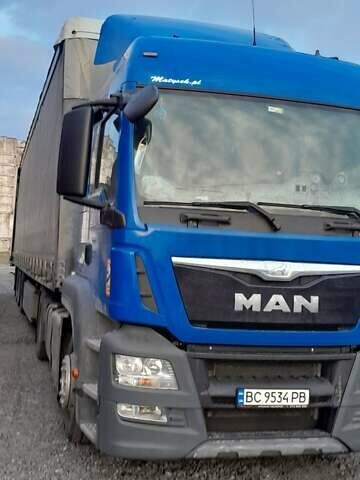 Синий МАН 18.480, объемом двигателя 12 л и пробегом 650 тыс. км за 15000 $, фото 1 на Automoto.ua