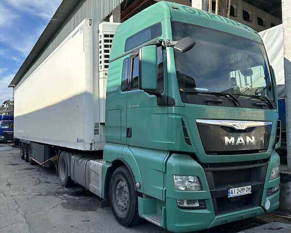 Зеленый МАН 18.480, объемом двигателя 12.42 л и пробегом 990 тыс. км за 17000 $, фото 1 на Automoto.ua
