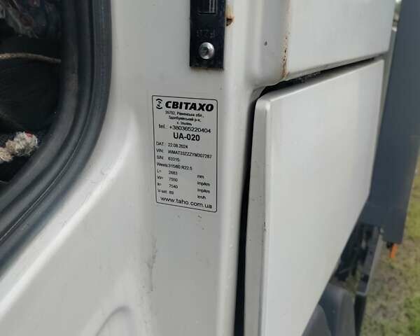 Білий МАН 19.314, об'ємом двигуна 11.96 л та пробігом 2 тис. км за 20000 $, фото 7 на Automoto.ua