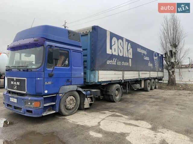 Синій МАН 19.463, об'ємом двигуна 12.82 л та пробігом 400 тис. км за 5000 $, фото 3 на Automoto.ua