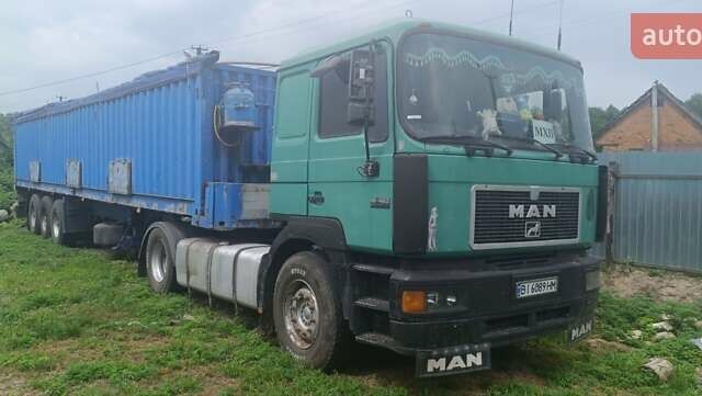 Зеленый МАН 19.463, объемом двигателя 12.8 л и пробегом 264 тыс. км за 8500 $, фото 5 на Automoto.ua