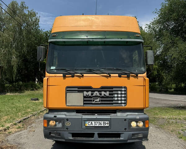 Желтый МАН 23.414, объемом двигателя 11.97 л и пробегом 128 тыс. км за 12990 $, фото 1 на Automoto.ua