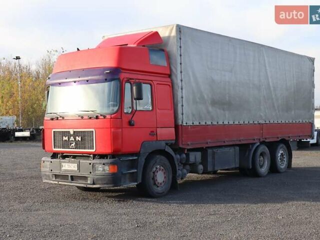 Красный МАН 26.403, объемом двигателя 12 л и пробегом 437 тыс. км за 15500 $, фото 2 на Automoto.ua