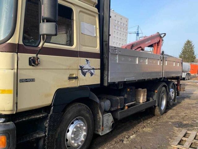 Желтый МАН 26.403, объемом двигателя 12 л и пробегом 999 тыс. км за 19500 $, фото 3 на Automoto.ua