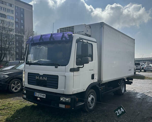 Белый МАН 8.180, объемом двигателя 4.58 л и пробегом 298 тыс. км за 19000 $, фото 1 на Automoto.ua