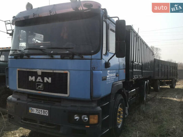Синий МАН Ф 2000, объемом двигателя 12 л и пробегом 400 тыс. км за 13000 $, фото 3 на Automoto.ua