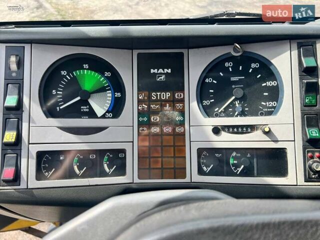 Желтый МАН Л 2000, объемом двигателя 4.58 л и пробегом 600 тыс. км за 12000 $, фото 8 на Automoto.ua
