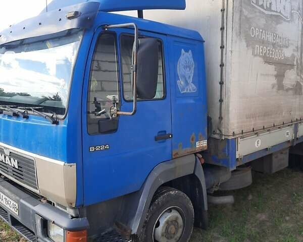 Синий МАН Л 2000, объемом двигателя 6.9 л и пробегом 650 тыс. км за 8000 $, фото 10 на Automoto.ua