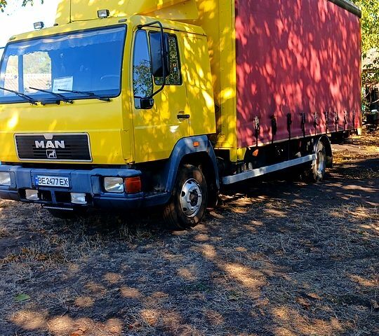 Желтый МАН Л, объемом двигателя 4.6 л и пробегом 699 тыс. км за 14200 $, фото 3 на Automoto.ua