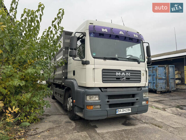Белый МАН ТГА, объемом двигателя 10.52 л и пробегом 750 тыс. км за 16500 $, фото 1 на Automoto.ua