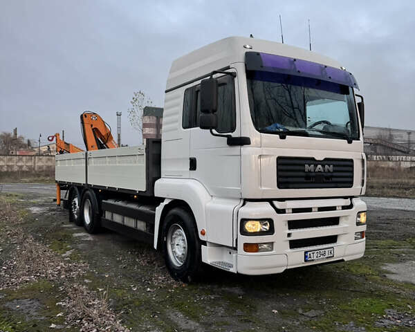 Белый МАН ТГА, объемом двигателя 12 л и пробегом 422 тыс. км за 31500 $, фото 2 на Automoto.ua