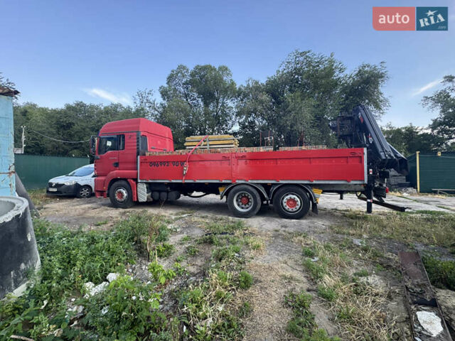 Красный МАН ТГА, объемом двигателя 10.52 л и пробегом 184 тыс. км за 35000 $, фото 2 на Automoto.ua