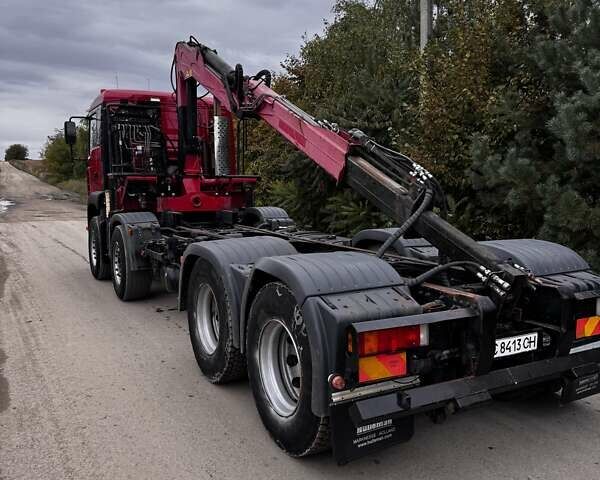 Красный МАН ТГА, объемом двигателя 12.8 л и пробегом 347 тыс. км за 48000 $, фото 4 на Automoto.ua