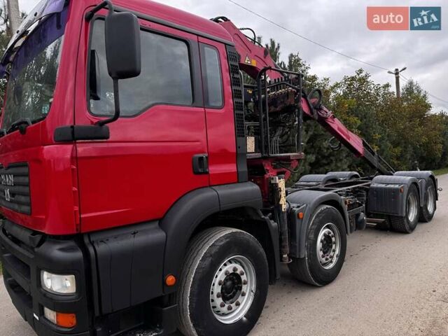 Красный МАН ТГА, объемом двигателя 12.8 л и пробегом 347 тыс. км за 48000 $, фото 3 на Automoto.ua