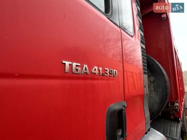 Красный МАН ТГА, объемом двигателя 10.52 л и пробегом 300 тыс. км за 42500 $, фото 11 на Automoto.ua