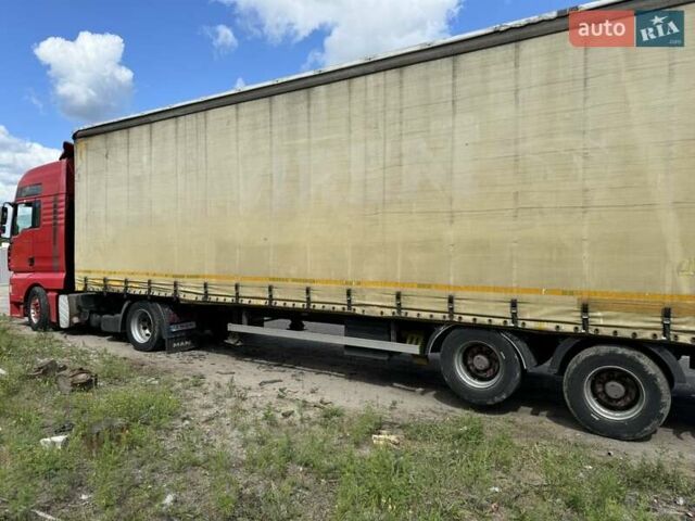 Красный МАН ТГА, объемом двигателя 10.52 л и пробегом 1 тыс. км за 15800 $, фото 2 на Automoto.ua