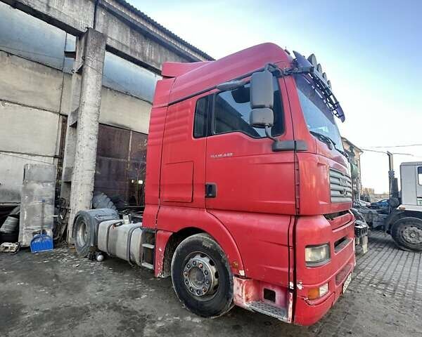 Красный МАН ТГА, объемом двигателя 10.52 л и пробегом 500 тыс. км за 7000 $, фото 2 на Automoto.ua