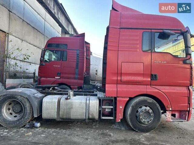 Красный МАН ТГА, объемом двигателя 10.52 л и пробегом 500 тыс. км за 7000 $, фото 3 на Automoto.ua