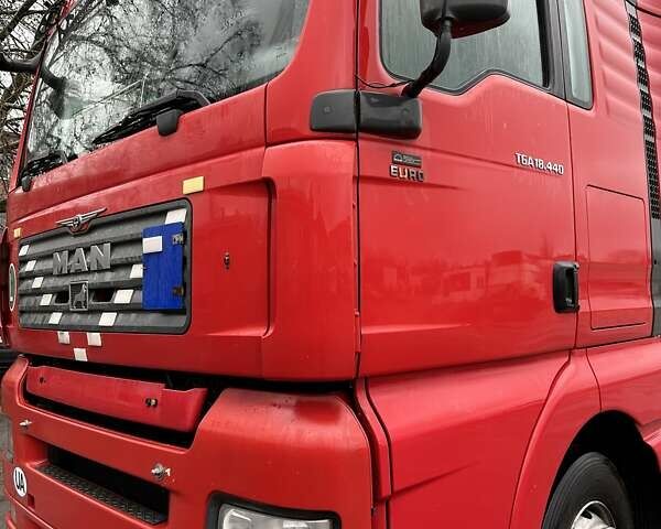 Червоний МАН TGA, об'ємом двигуна 11 л та пробігом 750 тис. км за 11500 $, фото 1 на Automoto.ua
