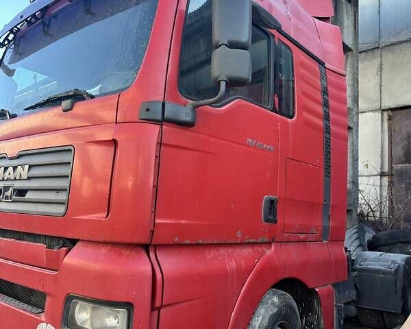 Красный МАН ТГА, объемом двигателя 10.52 л и пробегом 500 тыс. км за 7000 $, фото 1 на Automoto.ua