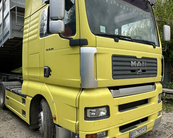 Желтый МАН ТГА, объемом двигателя 11.97 л и пробегом 600 тыс. км за 8400 $, фото 3 на Automoto.ua