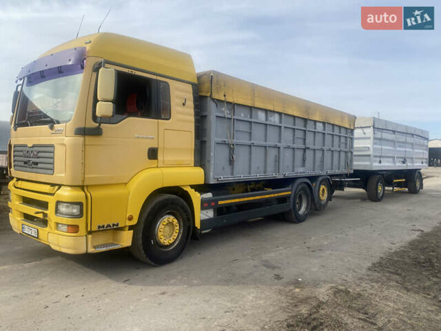 Желтый МАН ТГА, объемом двигателя 0 л и пробегом 559 тыс. км за 15700 $, фото 3 на Automoto.ua