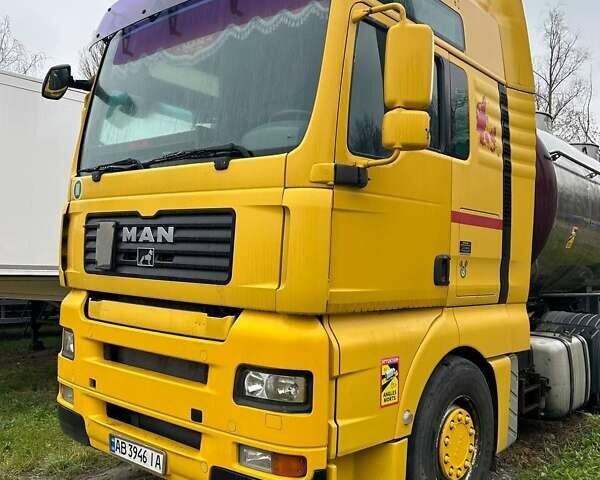 Желтый МАН ТГА, объемом двигателя 10.5 л и пробегом 9 тыс. км за 12000 $, фото 2 на Automoto.ua