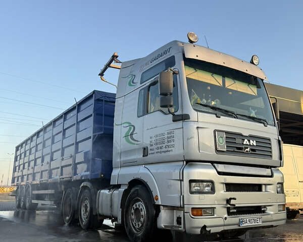 МАН ТГА 2005 в Савране на Automoto.ua Серый МАН ТГА, объемом двигателя 12.82 л и пробегом 630 тыс. км за 17999 $, фото 6 на Automoto.ua