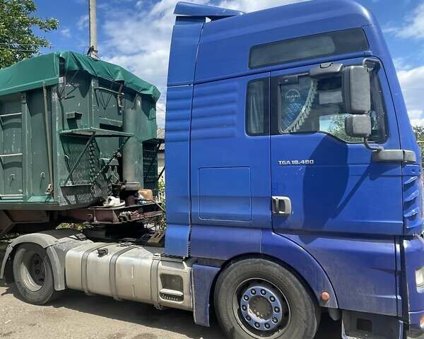 Синий МАН ТГА, объемом двигателя 12.8 л и пробегом 2 тыс. км за 20000 $, фото 2 на Automoto.ua
