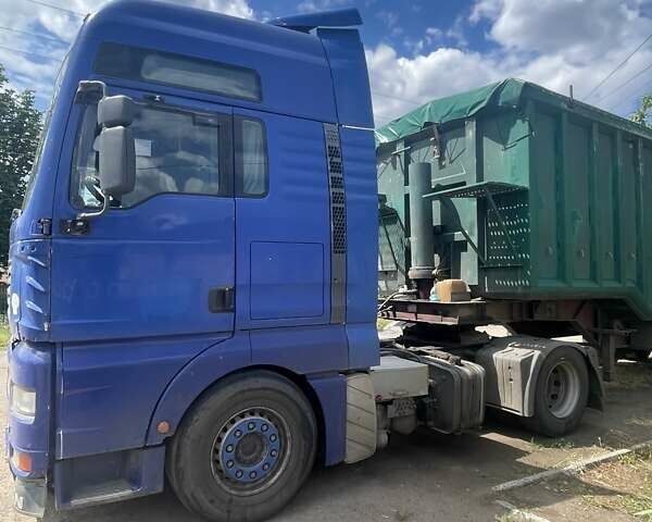 Синий МАН ТГА, объемом двигателя 12.8 л и пробегом 2 тыс. км за 20000 $, фото 1 на Automoto.ua