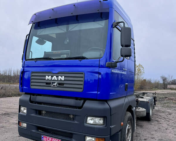 Синий МАН ТГА, объемом двигателя 10.5 л и пробегом 929 тыс. км за 18900 $, фото 7 на Automoto.ua