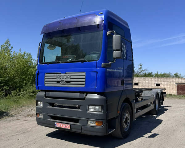Синий МАН ТГА, объемом двигателя 10.5 л и пробегом 929 тыс. км за 17600 $, фото 41 на Automoto.ua