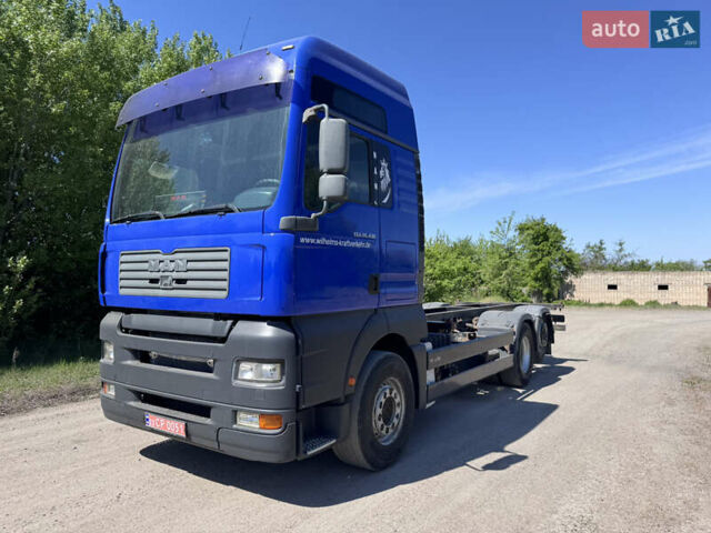 Синий МАН ТГА, объемом двигателя 10.5 л и пробегом 929 тыс. км за 17600 $, фото 15 на Automoto.ua