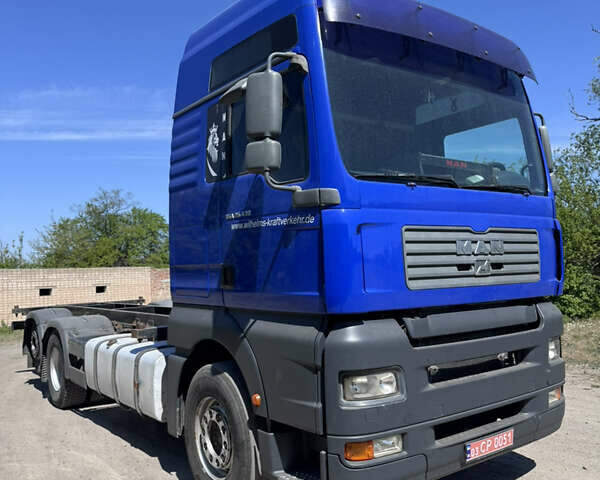 Синий МАН ТГА, объемом двигателя 10.5 л и пробегом 929 тыс. км за 17600 $, фото 46 на Automoto.ua