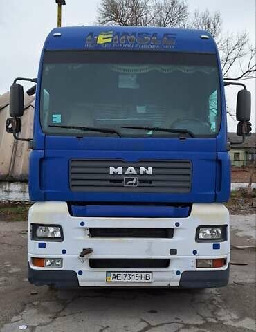 Синий МАН ТГА, объемом двигателя 12.82 л и пробегом 320 тыс. км за 12500 $, фото 1 на Automoto.ua