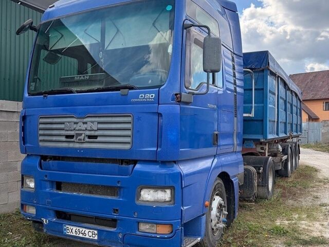 Синий МАН ТГА, объемом двигателя 10.52 л и пробегом 1000 тыс. км за 18000 $, фото 1 на Automoto.ua