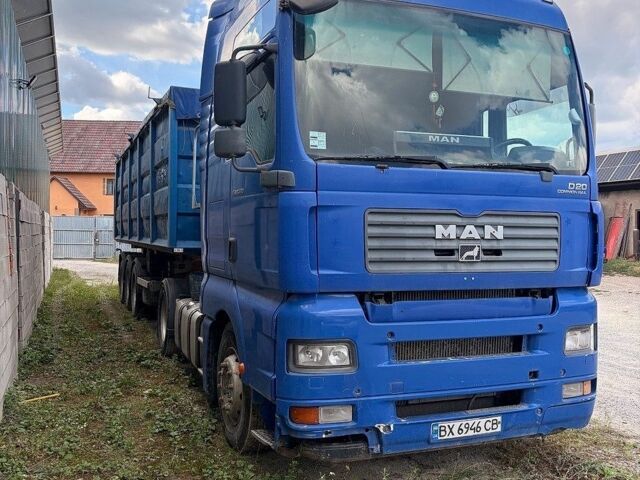 Синий МАН ТГА, объемом двигателя 10.52 л и пробегом 1000 тыс. км за 18000 $, фото 2 на Automoto.ua