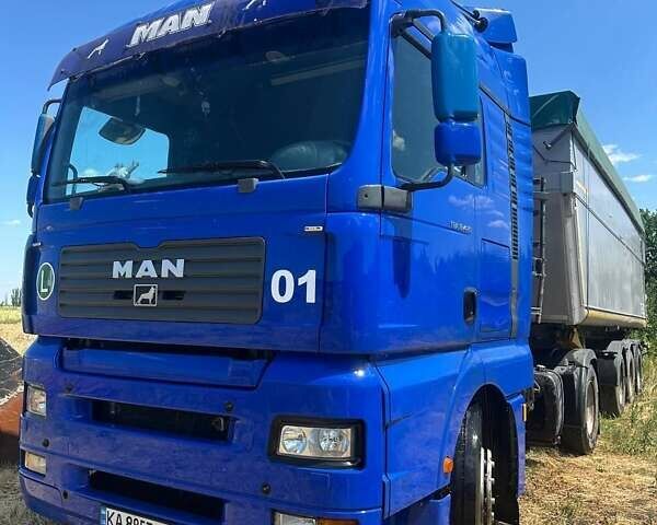Синий МАН ТГА, объемом двигателя 12.82 л и пробегом 850 тыс. км за 20500 $, фото 5 на Automoto.ua