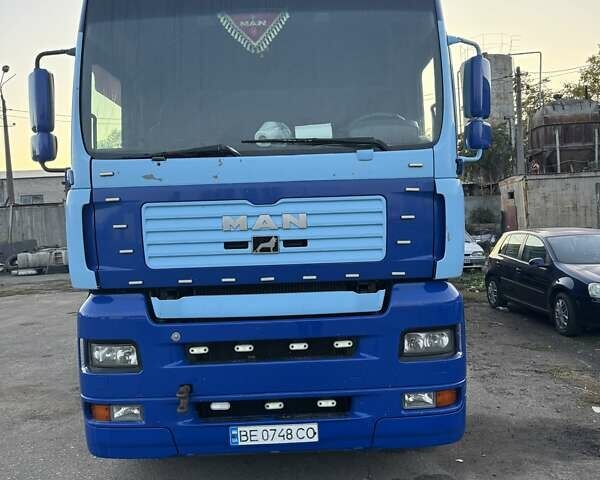 МАН ТГА 2004 в Николаеве на Automoto.ua Синий МАН ТГА, объемом двигателя 10.5 л и пробегом 1000 тыс. км за 7499 $, фото 3 на Automoto.ua