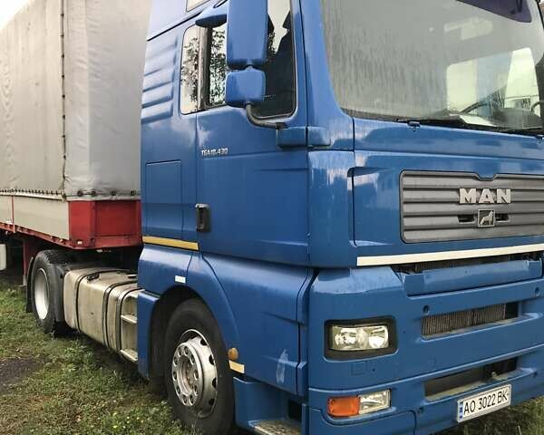 Синий МАН ТГА, объемом двигателя 10.5 л и пробегом 900 тыс. км за 9200 $, фото 4 на Automoto.ua